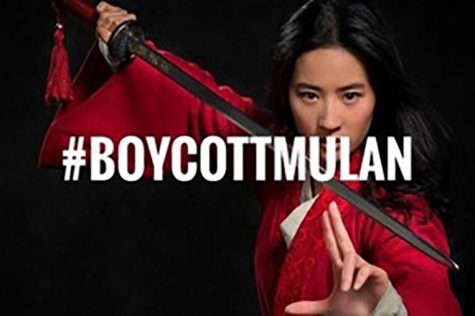This image trended with the hashtag #BoycottMulan.  (Image Courtesy of Schnee J)