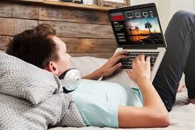 Watching video streaming service at home. Video streaming services are getting popular after COVID-19 due to a lack of activities. (Credit: Google Image)