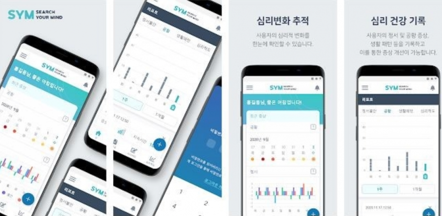 The main images of the inPHRsym application in the IOS app store, showing people the basic explanation of the app. Image courtesy of Sejong Chungnam National University.
